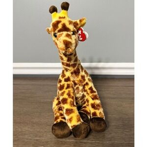 Ty Classic Hightops Giraffe Plush Stuffed Animal Yellow Brown Spots With Tag